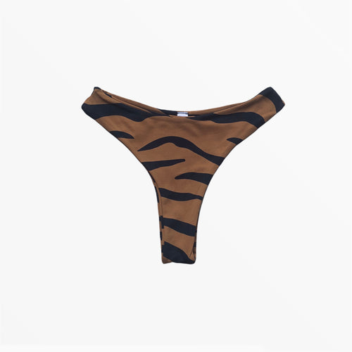Thong Brown Zebra