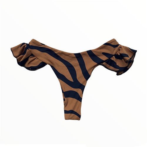 Thong Zebra Ruffles